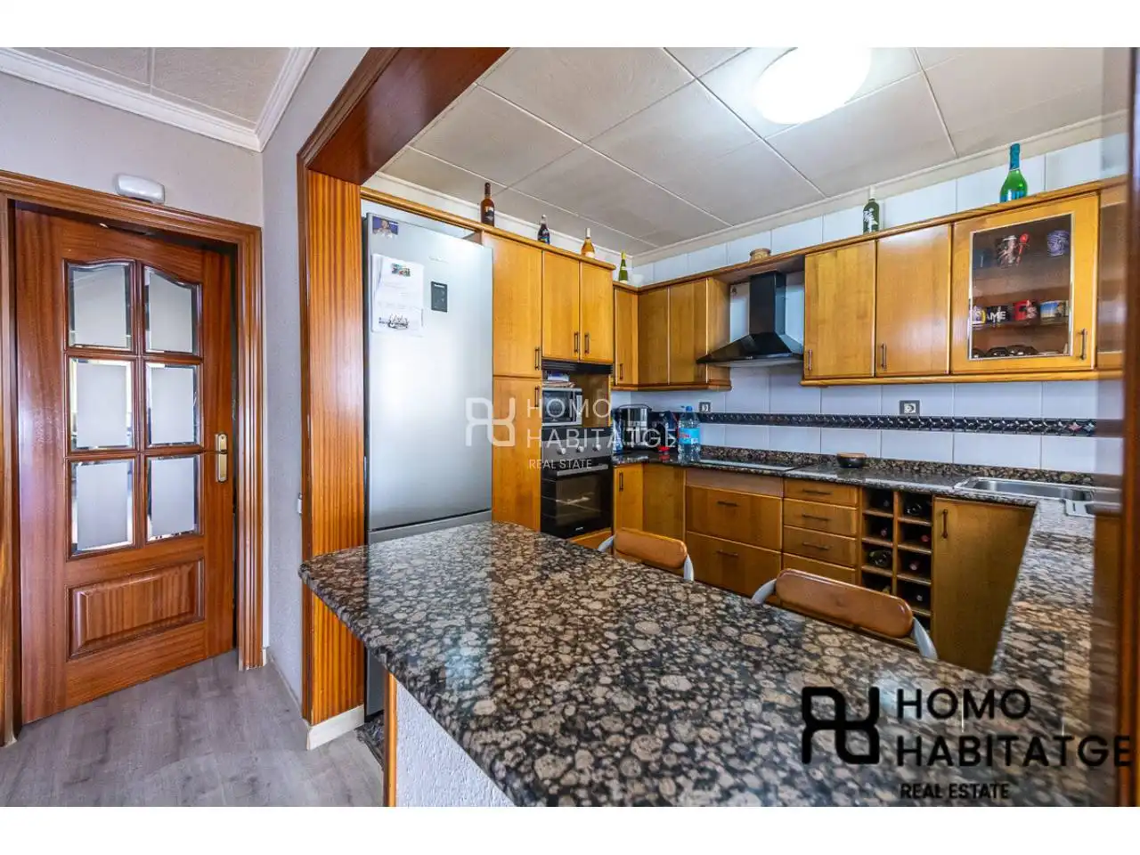 Kitchen of Flat for sale in Barberà del Vallès  with Heating, Parquet flooring and Terrace