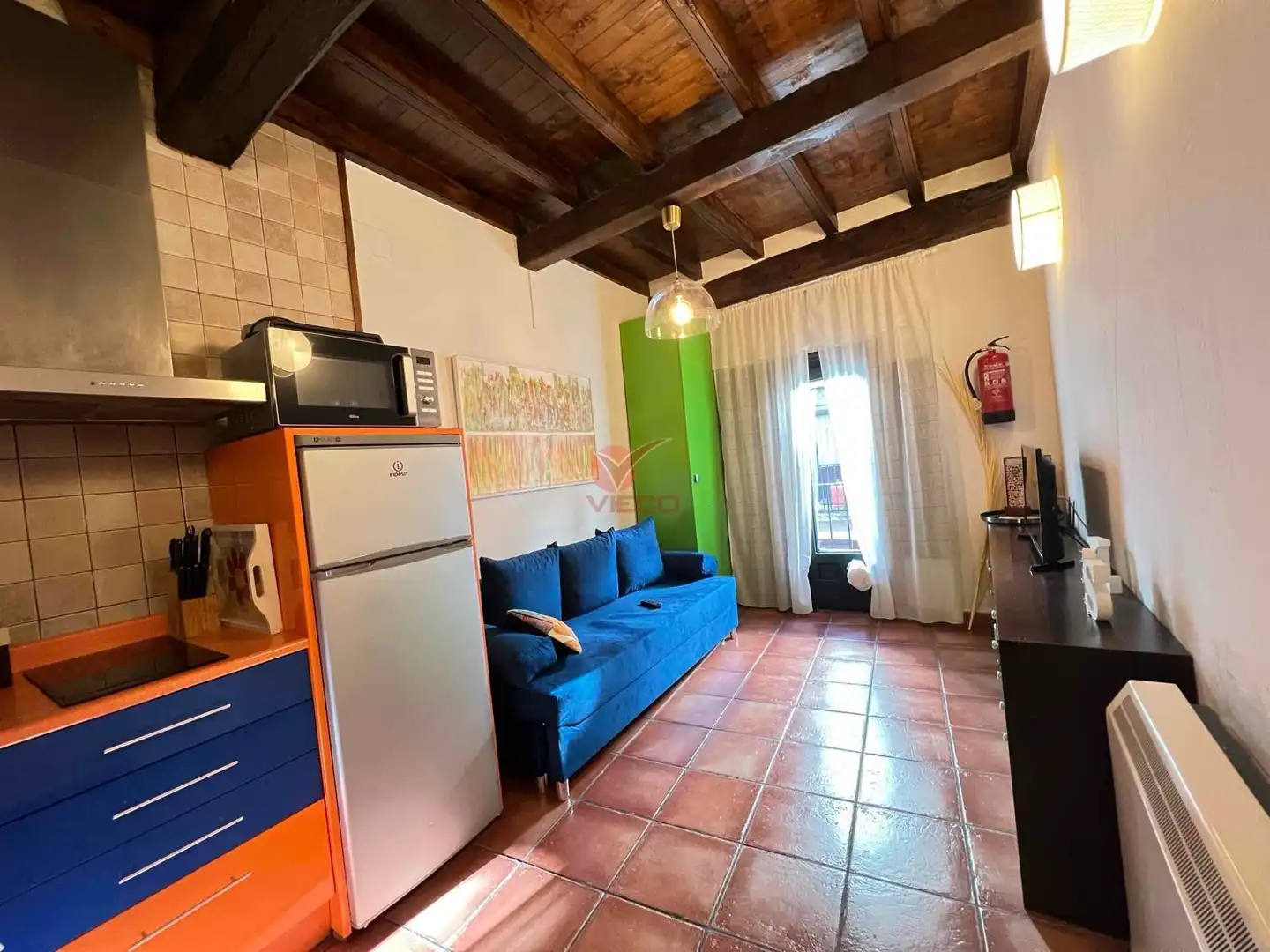 Living room of Flat for rent in Cuenca  with Heating