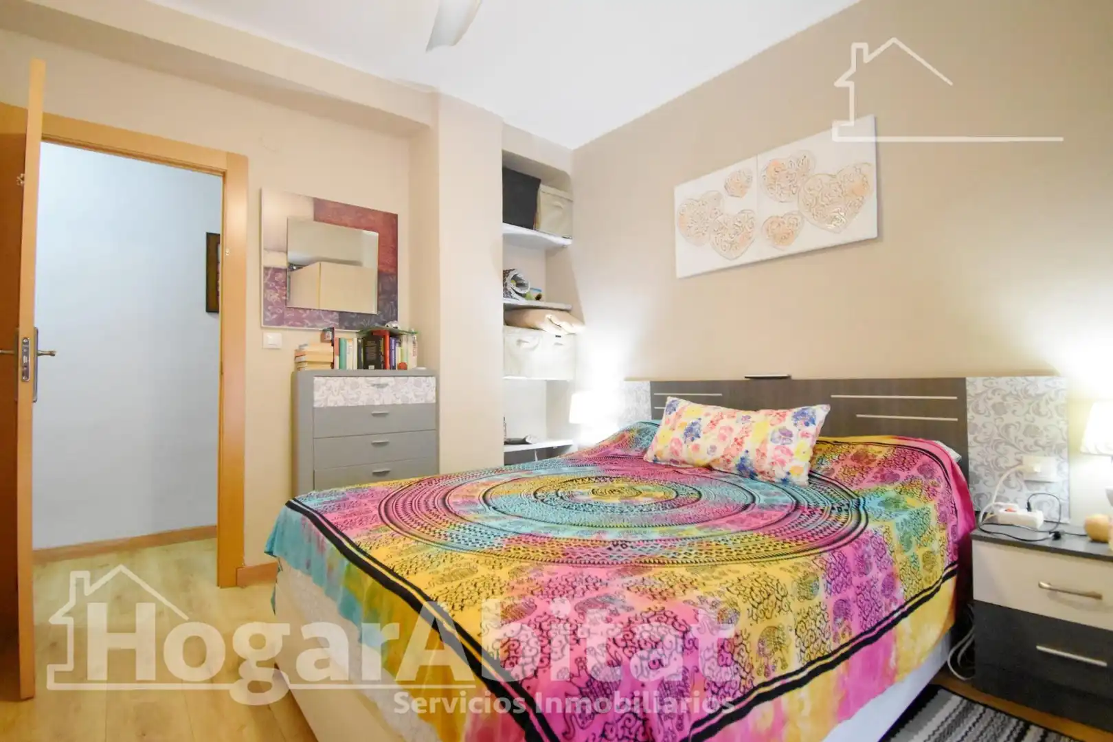 Bedroom of Flat for sale in Oliva  with Air Conditioner, Heating and Terrace