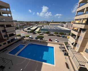 Schwimmbecken von Wohnung miete in Canet d'En Berenguer mit Klimaanlage, Terrasse und Schwimmbad