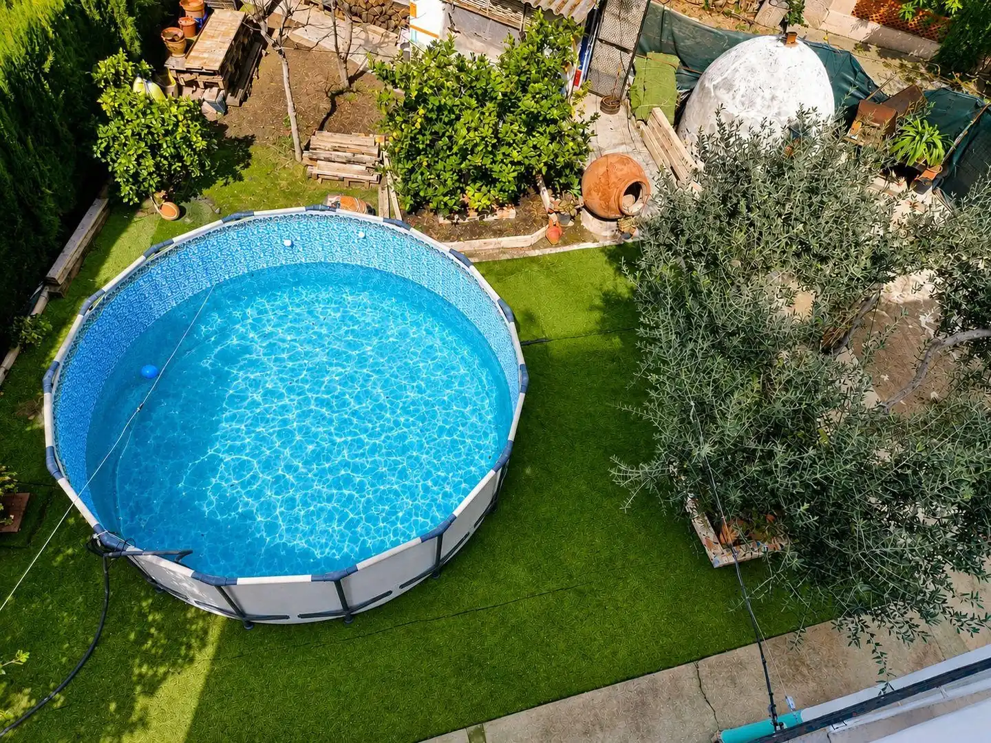 Swimming pool of Houses for sale in Beniel  with Air Conditioner, Heating and Private garden