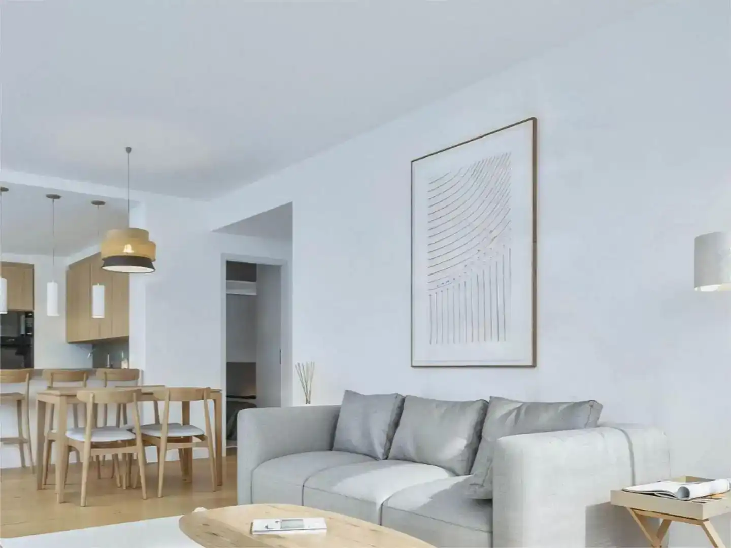 Sala d'estar de Apartament en venda en Mérida amb Aire condicionat i Moblat