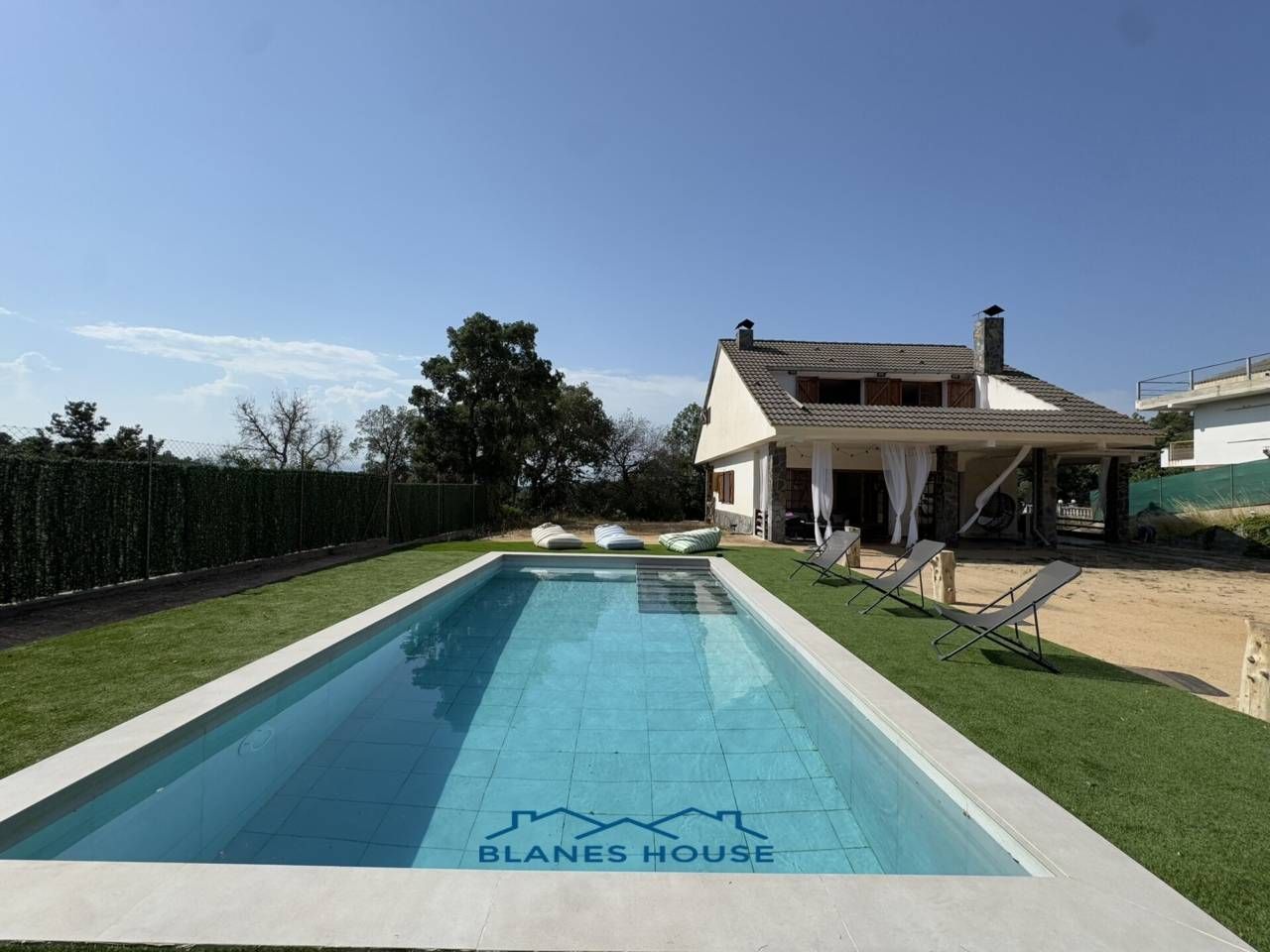Piscina de Casa o xalet en venda en Vidreres amb Jardí privat, Terrassa i Piscina