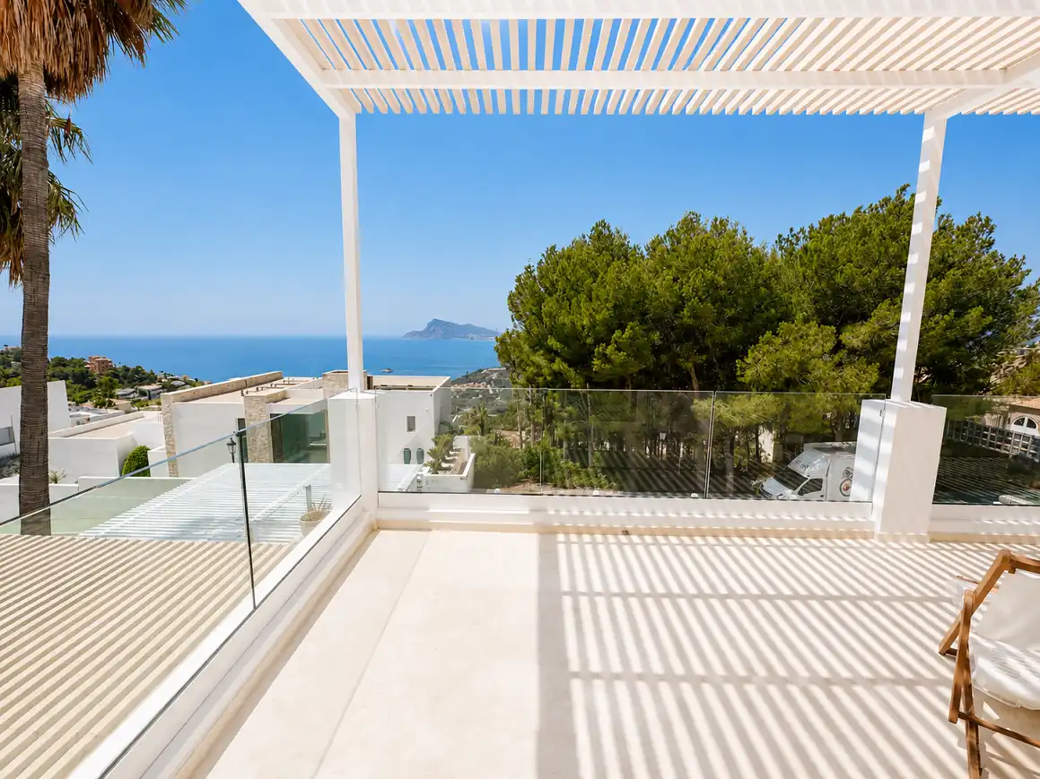 Terraza de Casa o chalet en venta en Altea con Aire acondicionado, Calefacción y Jardín privado