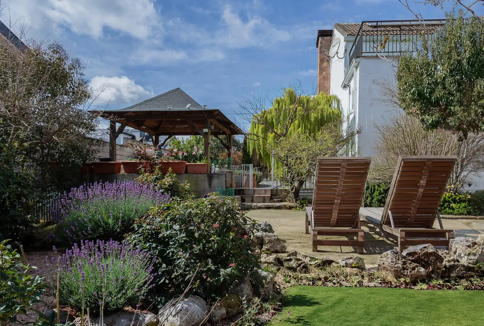 Terraza de Casa o chalet en venta en Villar del Olmo con Calefacción, Jardín privado y Terraza