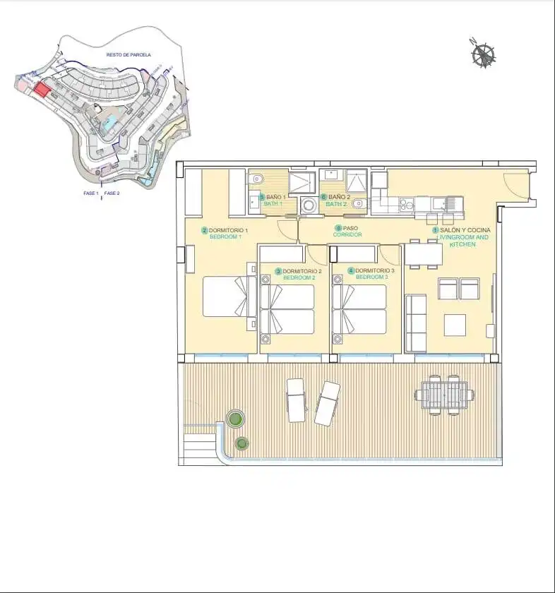 Mini appartamento con terrazza in vendita a Isla del Fraile, imagen 44