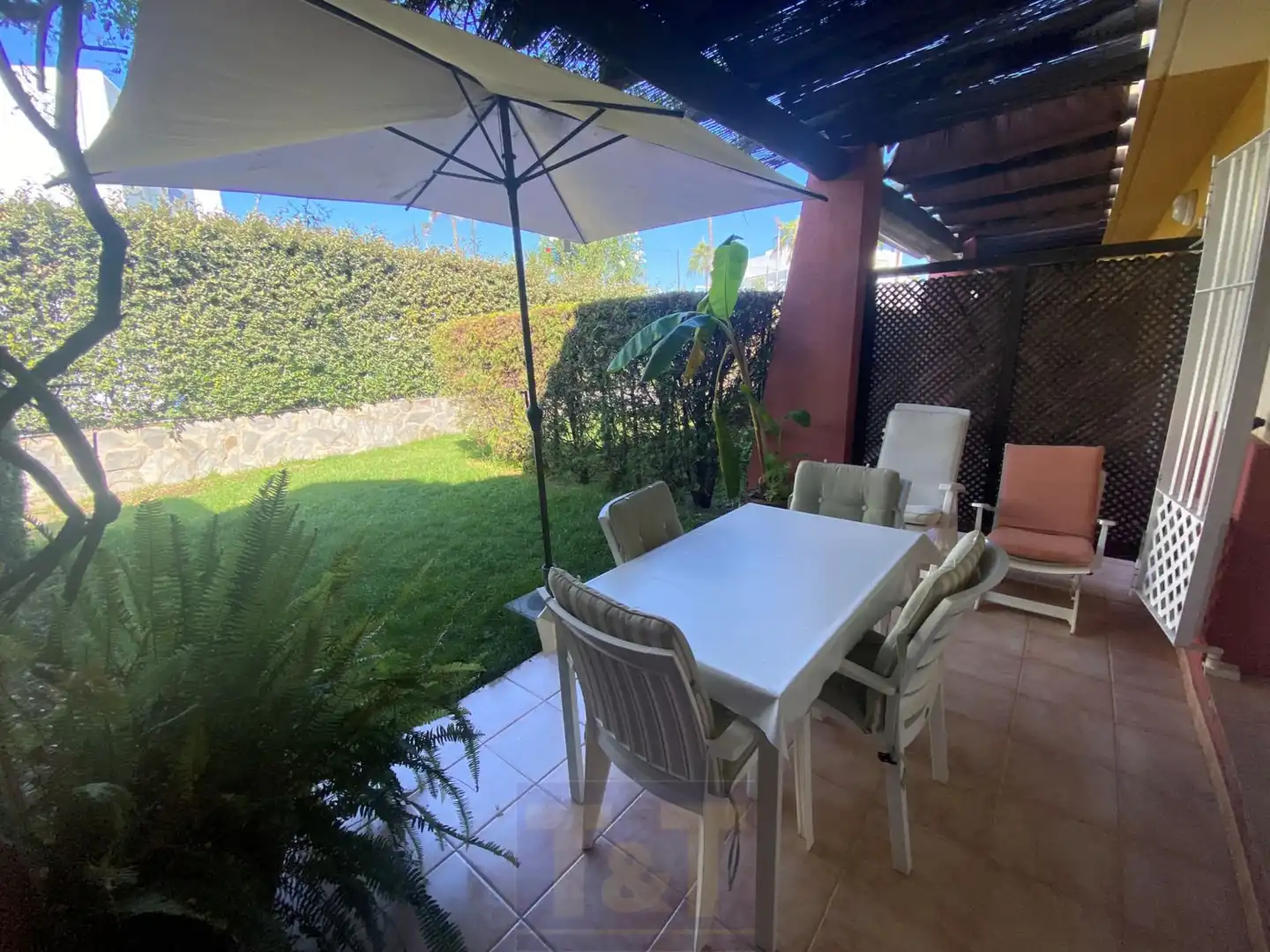 Jardín de Casa adosada en venta en Islantilla con Aire acondicionado y Terraza