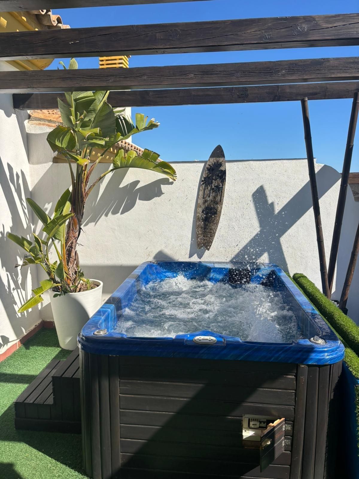 Swimming pool of Attic for rent in Mijas  with Air Conditioner, Terrace and Storage room