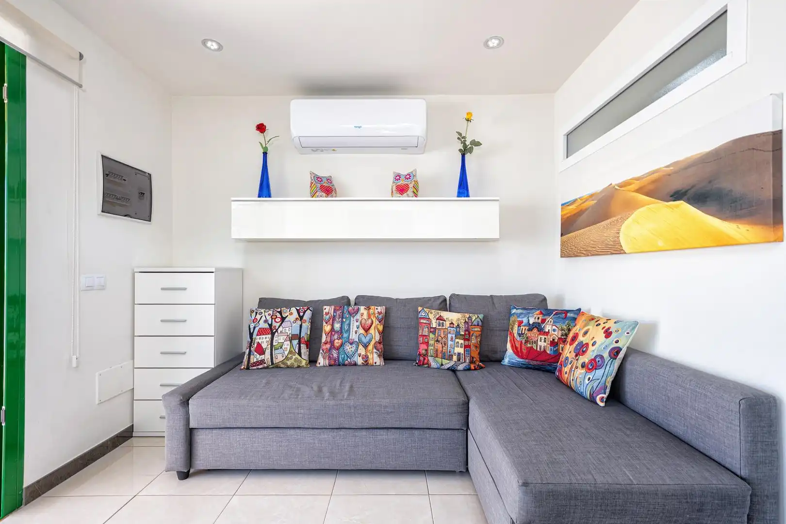 Sala de estar de Casa o chalet en venta en San Bartolomé de Tirajana con Terraza, Amueblado y Piscina comunitaria