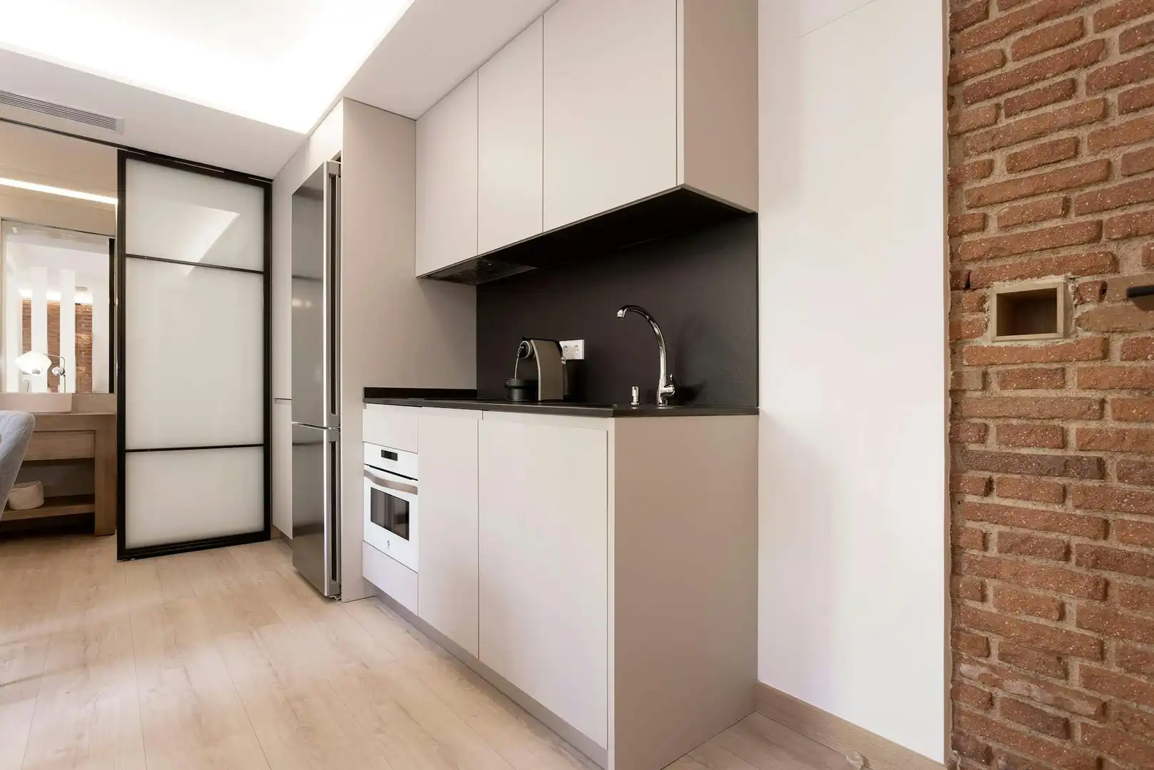 Cocina de Piso de alquiler en Madrid con Aire acondicionado, Calefacción y Lavadora
