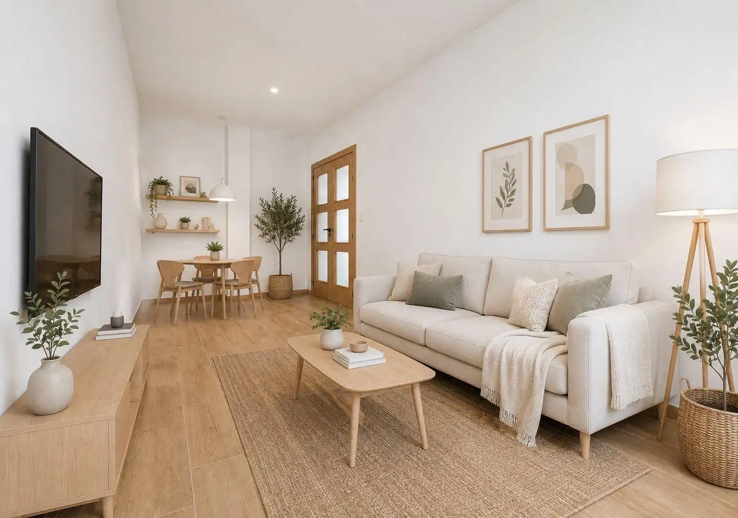 Sala d'estar de Pis en venda en Churriana de la Vega