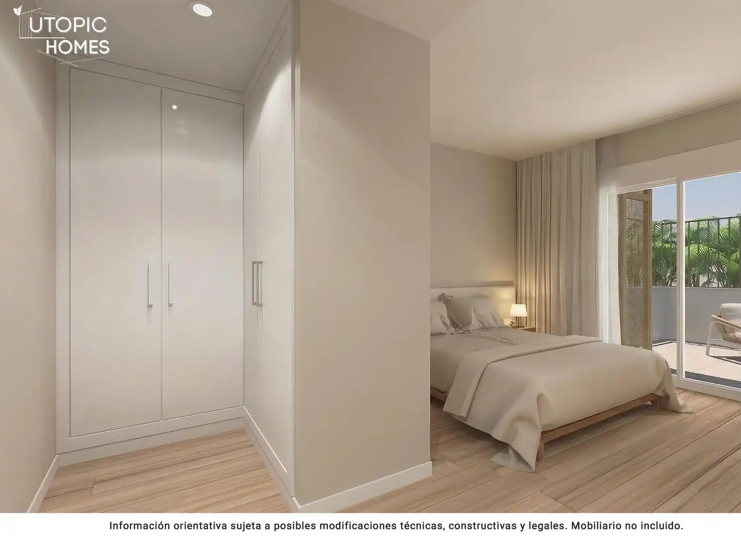Bedroom of Flat for sale in Mutxamel  with Air Conditioner, Terrace and Community pool