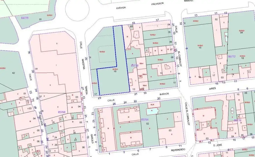 Residential land for sale in Professor Dr. D Manuel Broseta Pont 23-27