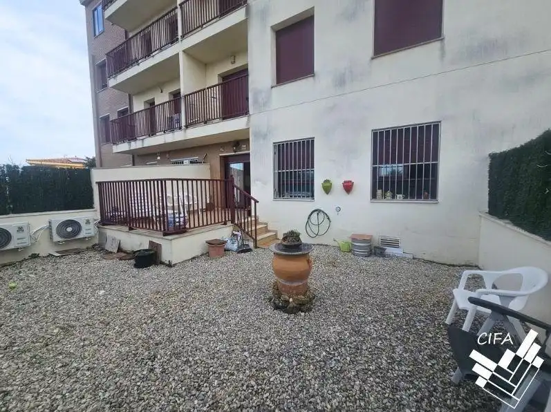 Vista exterior de Planta baja en venta en San Rafael del Río con Aire acondicionado, Jardín privado y Terraza