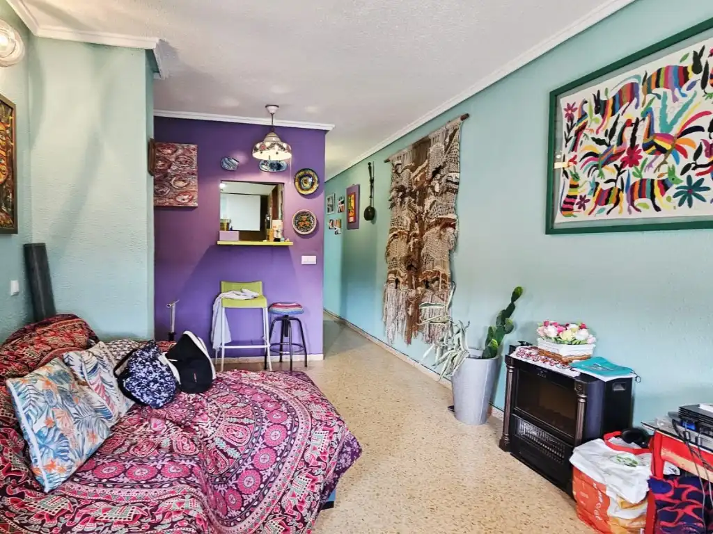 Schlafzimmer von Wohnung zum Verkauf in Serra mit Terrasse, Ofen und Waschmaschine