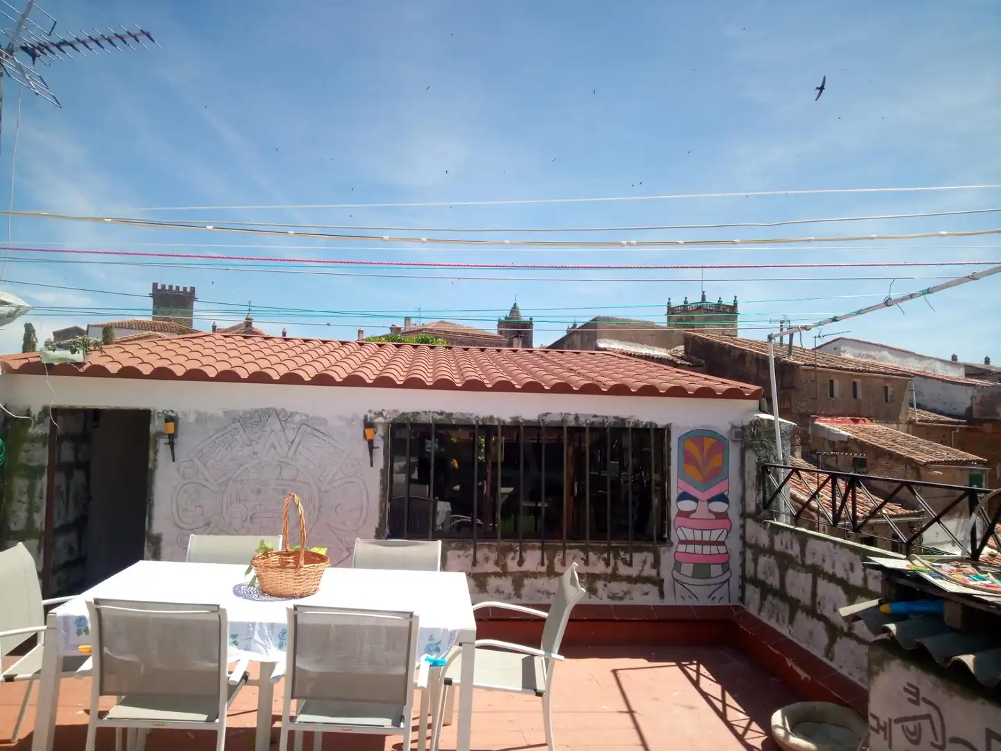 Terraza de Apartamento de alquiler en Cáceres con Terraza, Amueblado y Horno