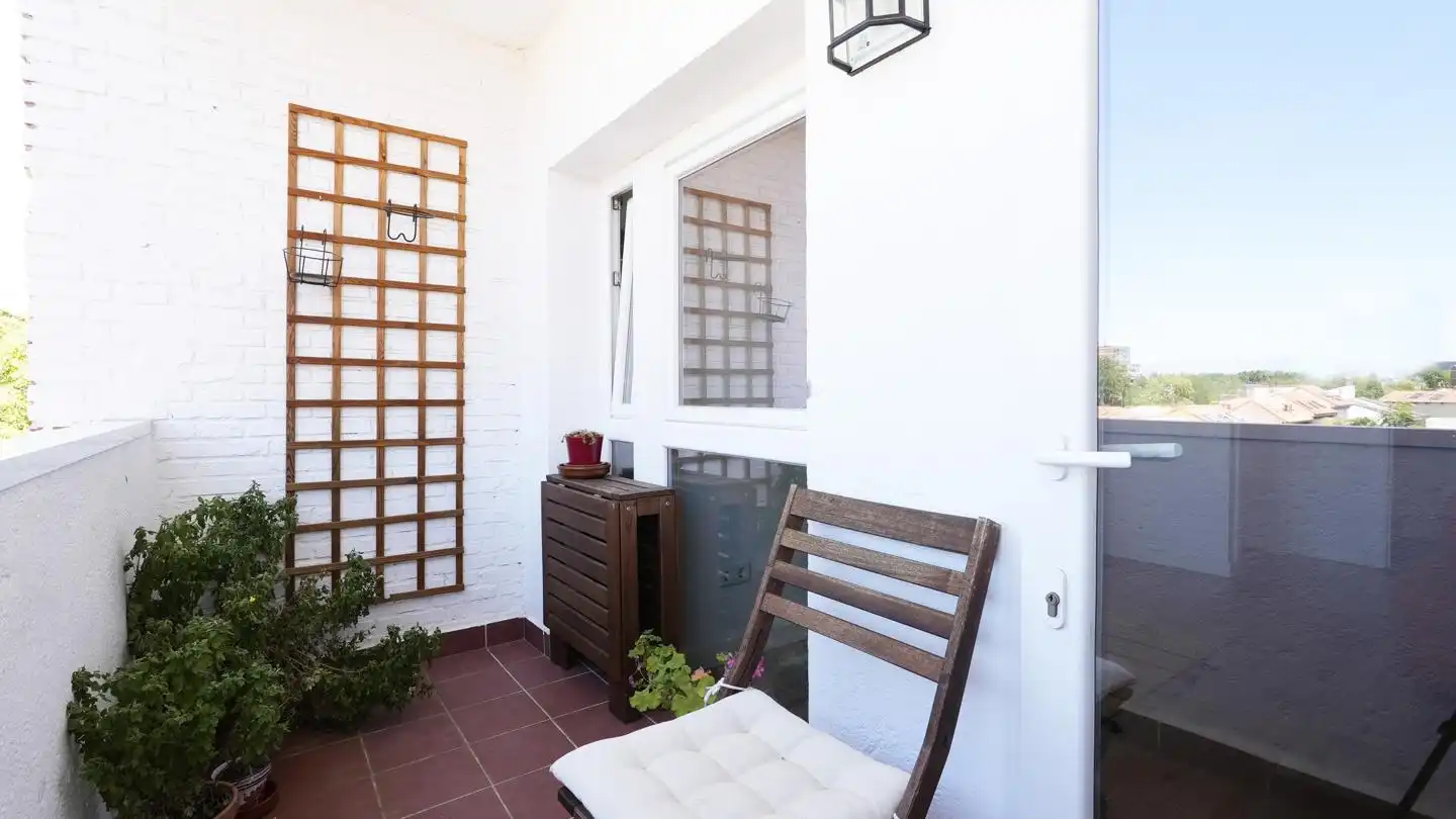 Balcony of Flat for sale in Madrid  with Heating and Terrace
