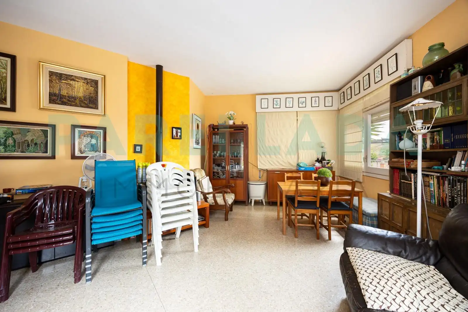 Sala de estar de Casa o chalet en venta en Tiana con Aire acondicionado, Jardín privado y Terraza