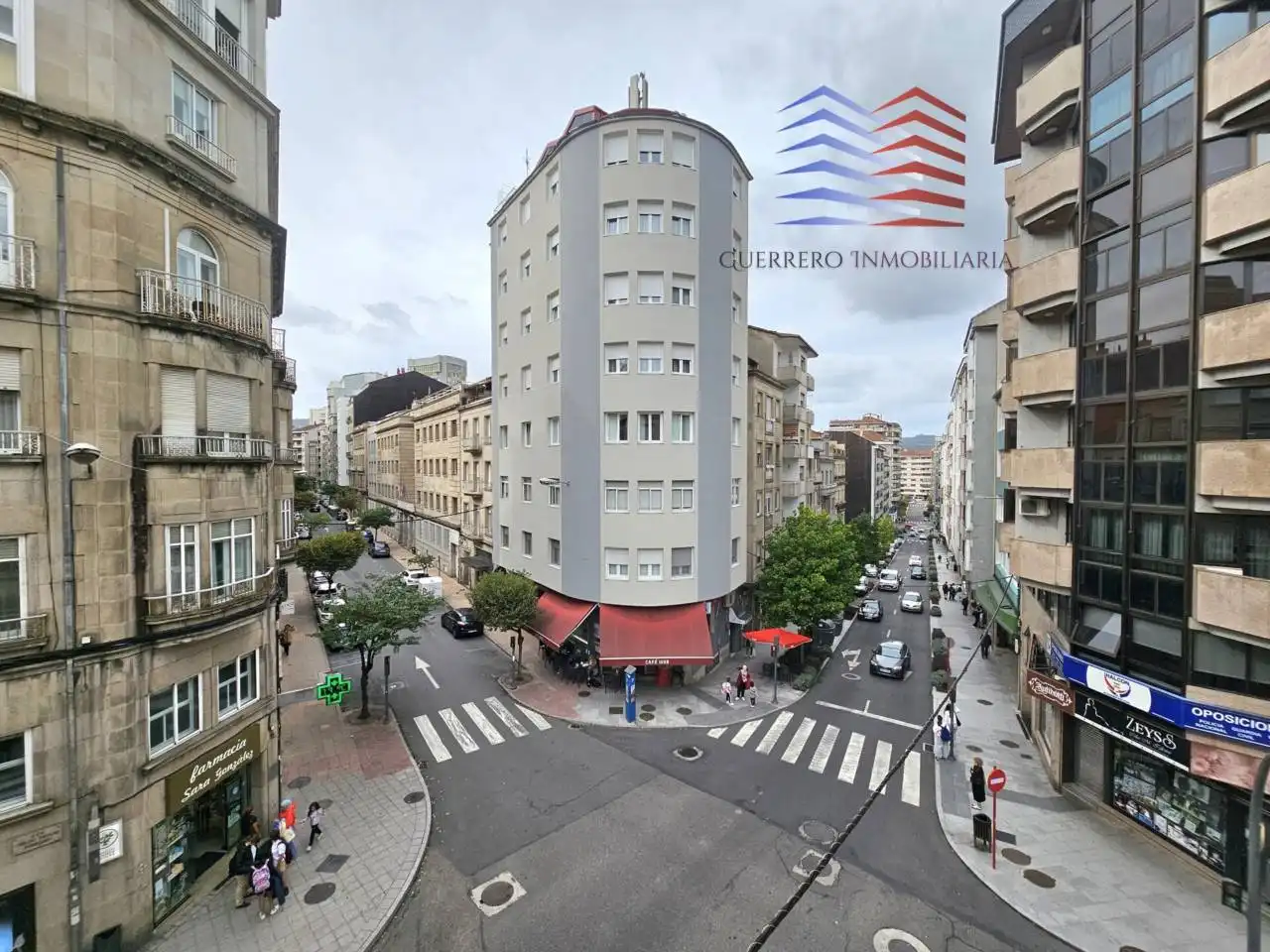 Vista exterior de Pis de lloguer en Ourense Capital  amb Calefacció i Moblat