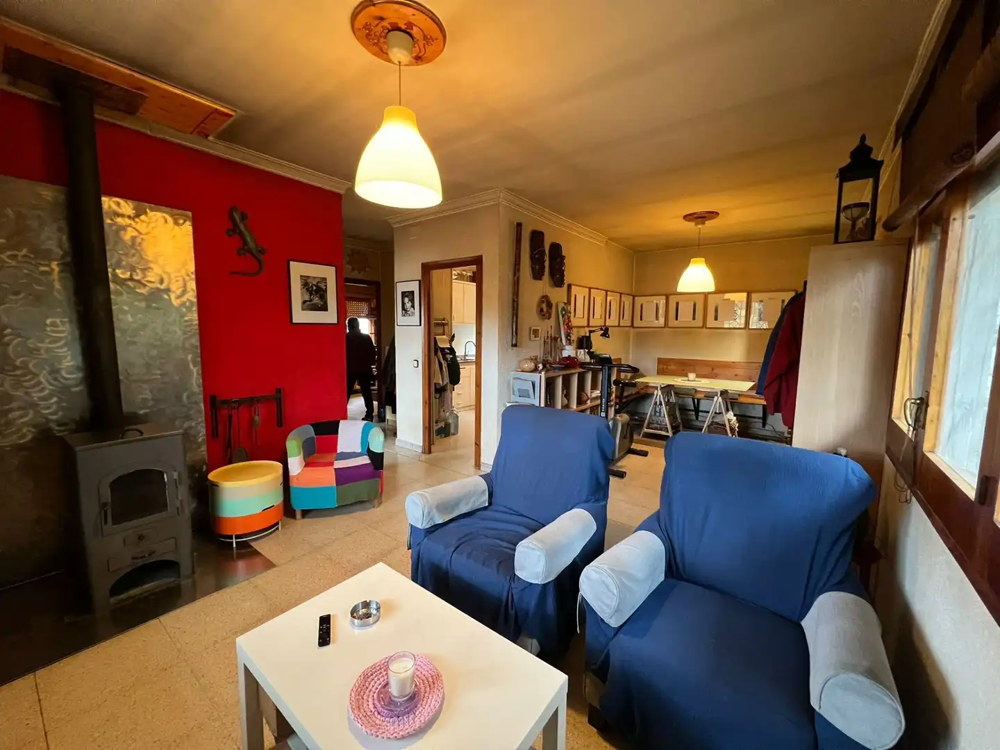 Sala d'estar de Casa o xalet en venda en Tordera amb Jardí privat