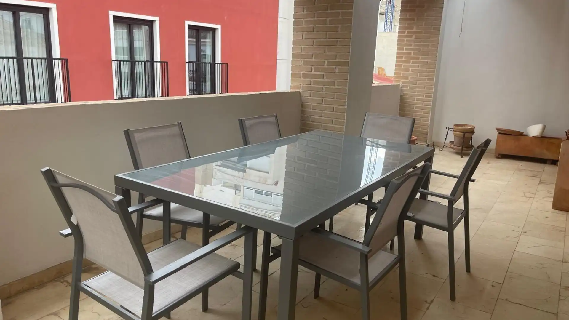 Terraza de Ático de alquiler en Alicante / Alacant con Aire acondicionado, Terraza y Amueblado