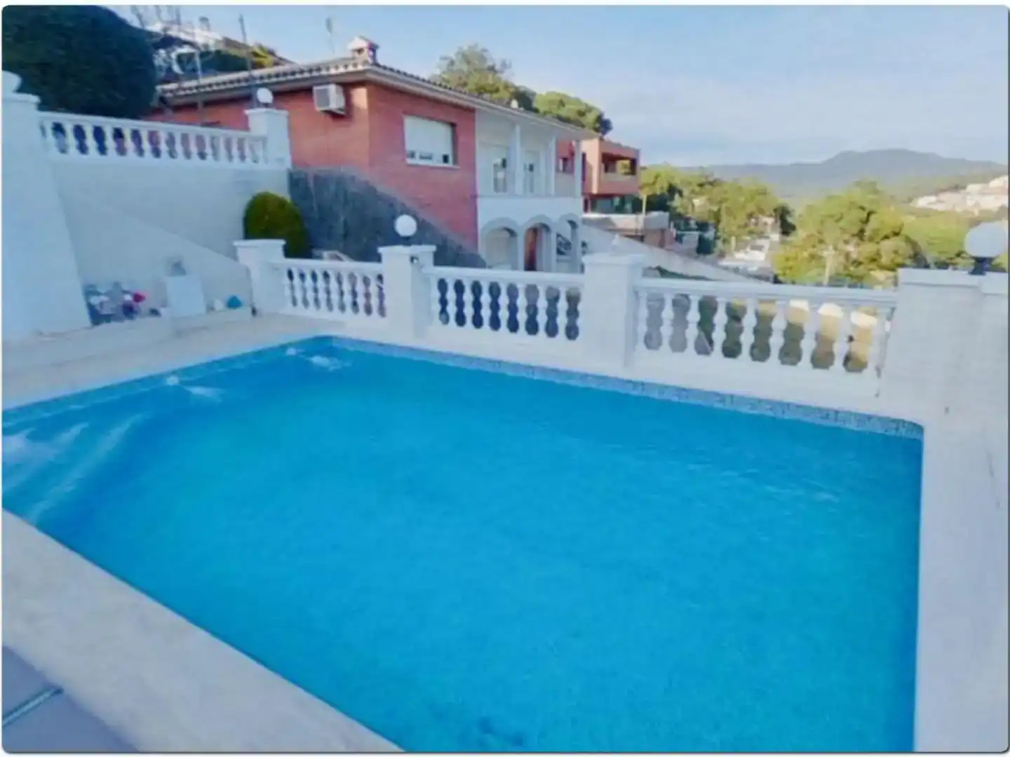 Swimming pool of Houses for rent in Lloret de Mar  with Air Conditioner, Private garden and Parquet flooring