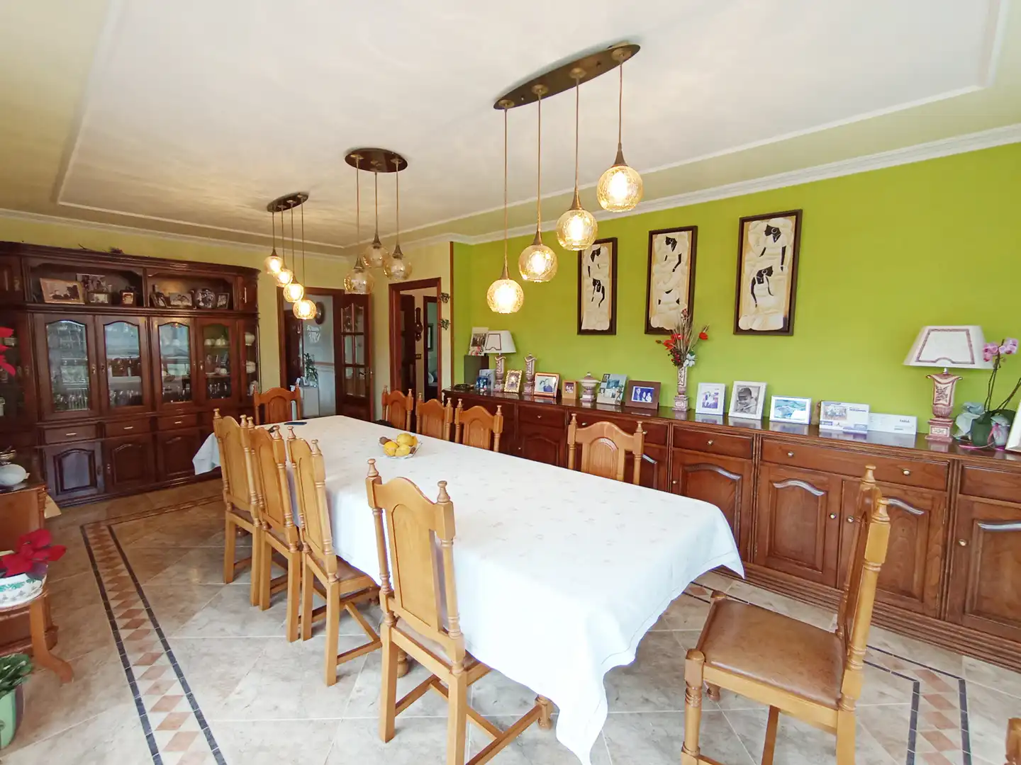 Dining room of Houses for sale in Coirós  with Heating, Private garden and Parquet flooring