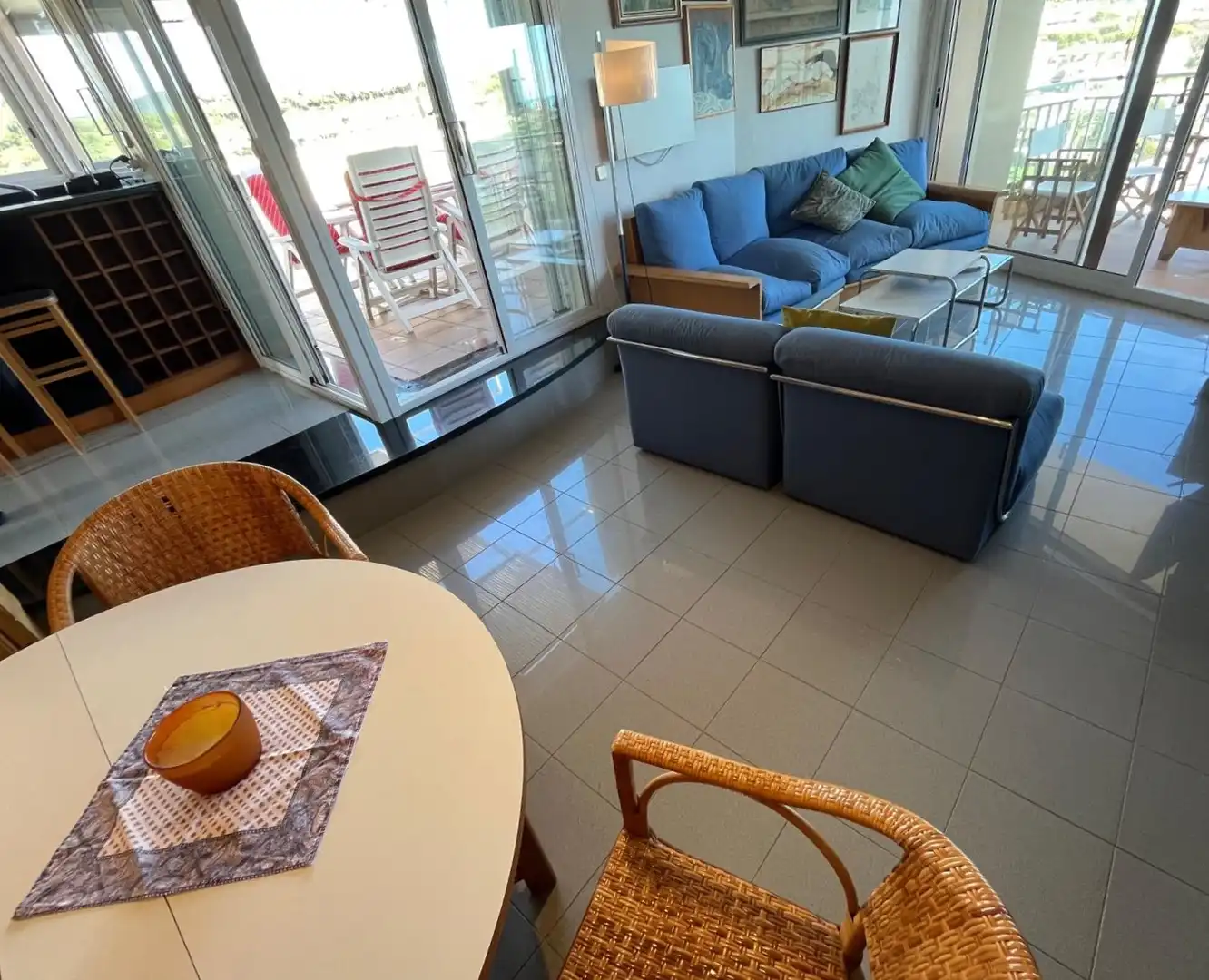 Wohnzimmer von Dachboden zum Verkauf in Palamós mit Terrasse und Möbliert