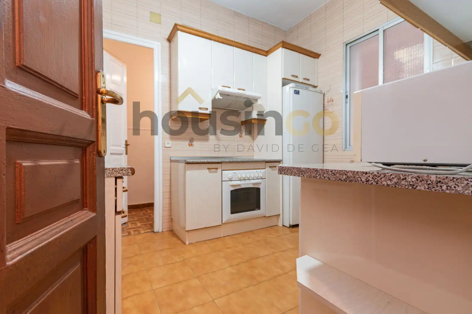 Kitchen of Flat for rent in Madrid  with Heating, Parquet flooring and Furnished