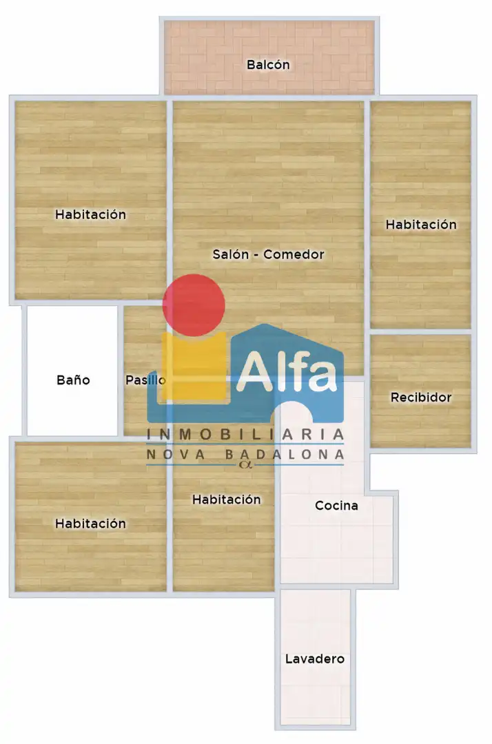 Vista exterior de Piso en venta en Badalona con Aire acondicionado, Calefacción y Jardín privado