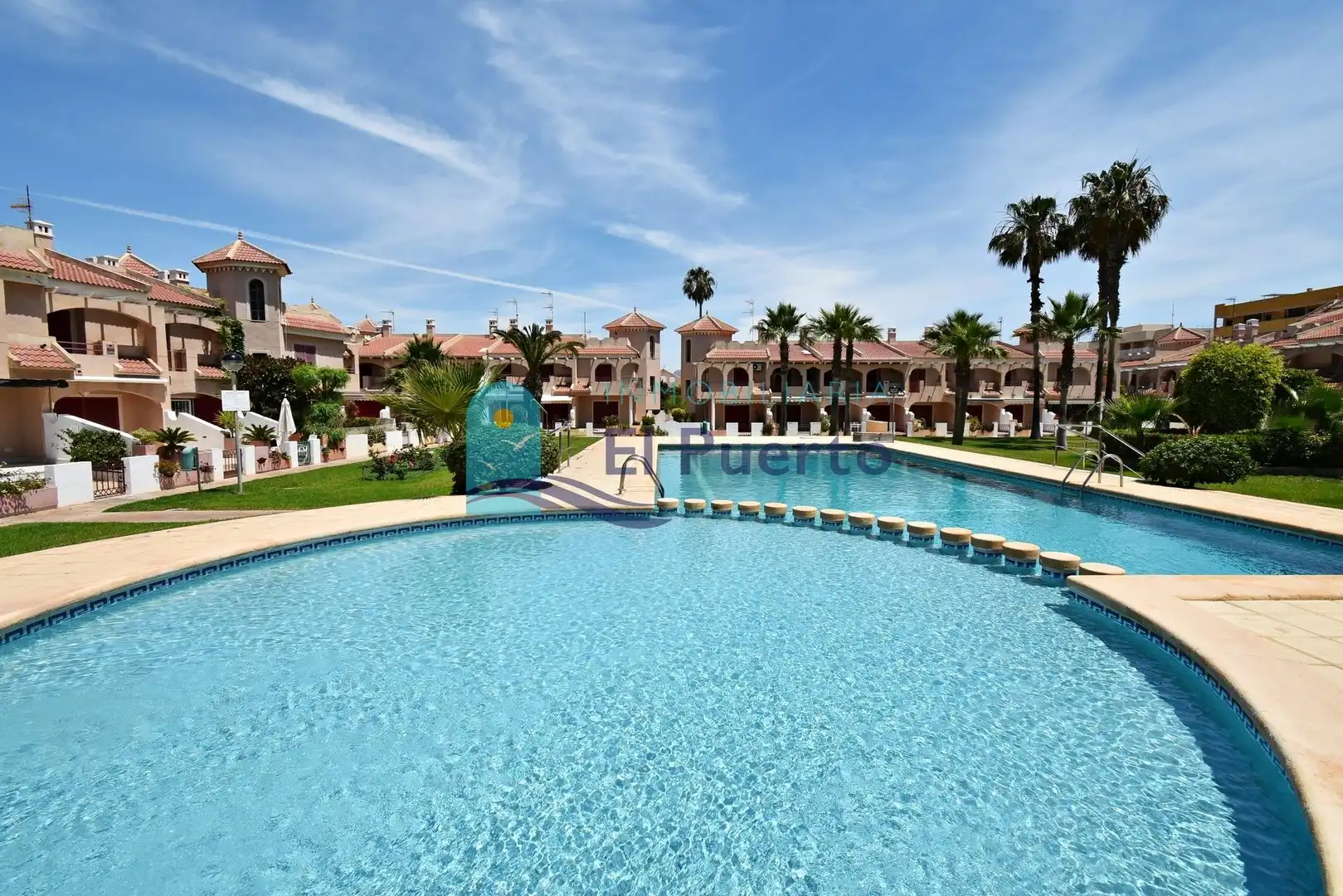 Piscina de Dúplex en venta en Mazarrón con Jardín privado, Terraza y Amueblado