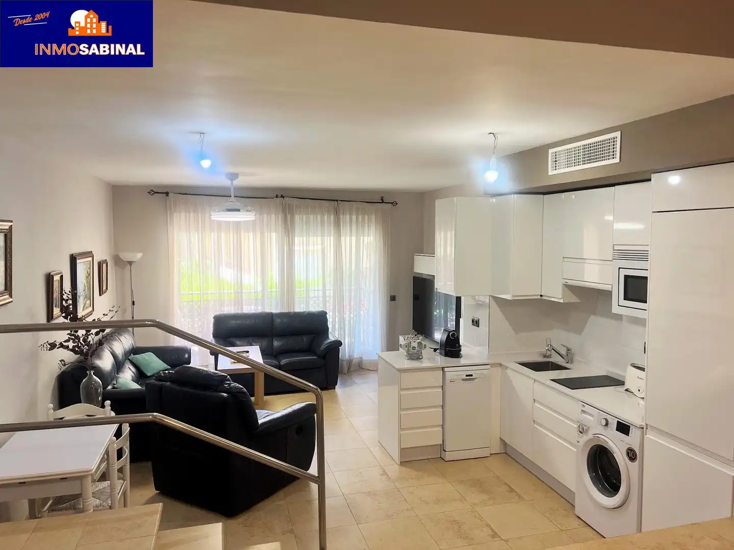 Cocina de Apartamento en venta en Vícar con Aire acondicionado, Calefacción y Jardín privado