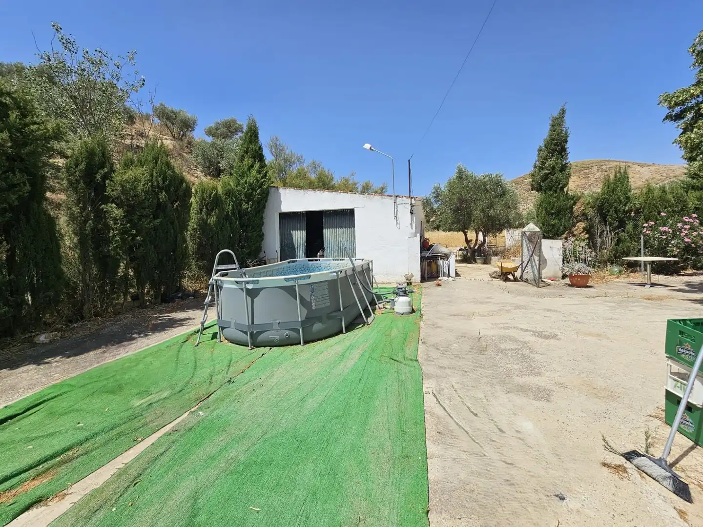 Jardín de Finca rústica en venta en Antequera con Aire acondicionado, Calefacción y Amueblado