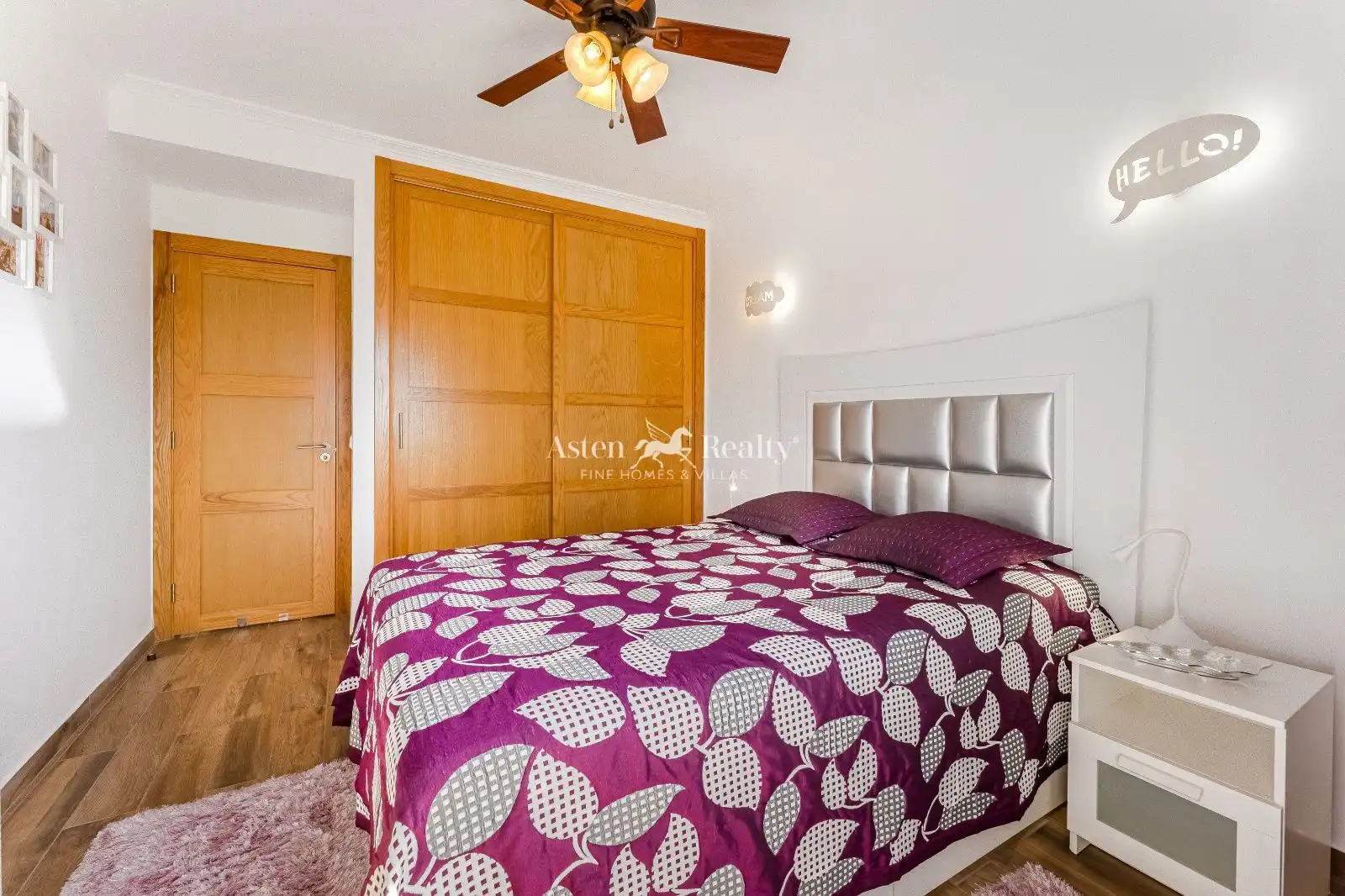 Schlafzimmer von Einfamilien-Reihenhaus zum Verkauf in Santiago del Teide mit Privatgarten, Terrasse und Abstellraum