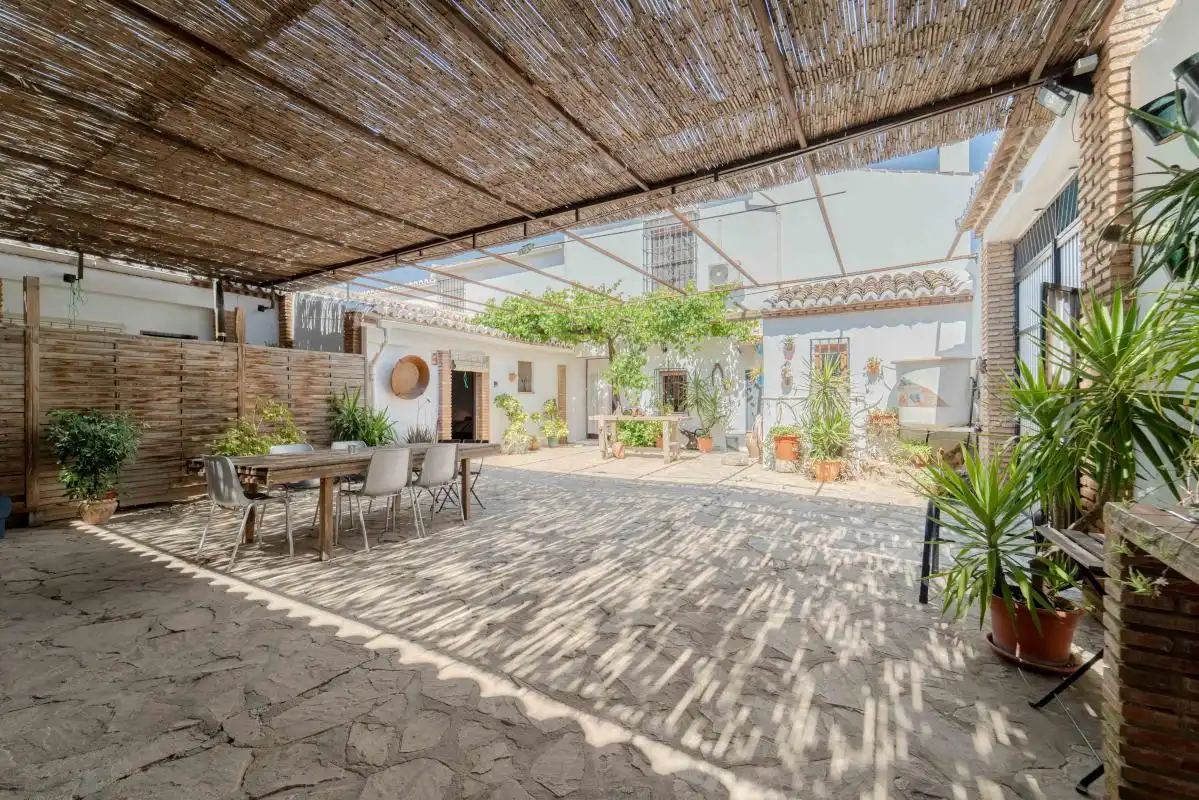 Terraza de Finca rústica en venta en Antequera con Aire acondicionado, Calefacción y Jardín privado