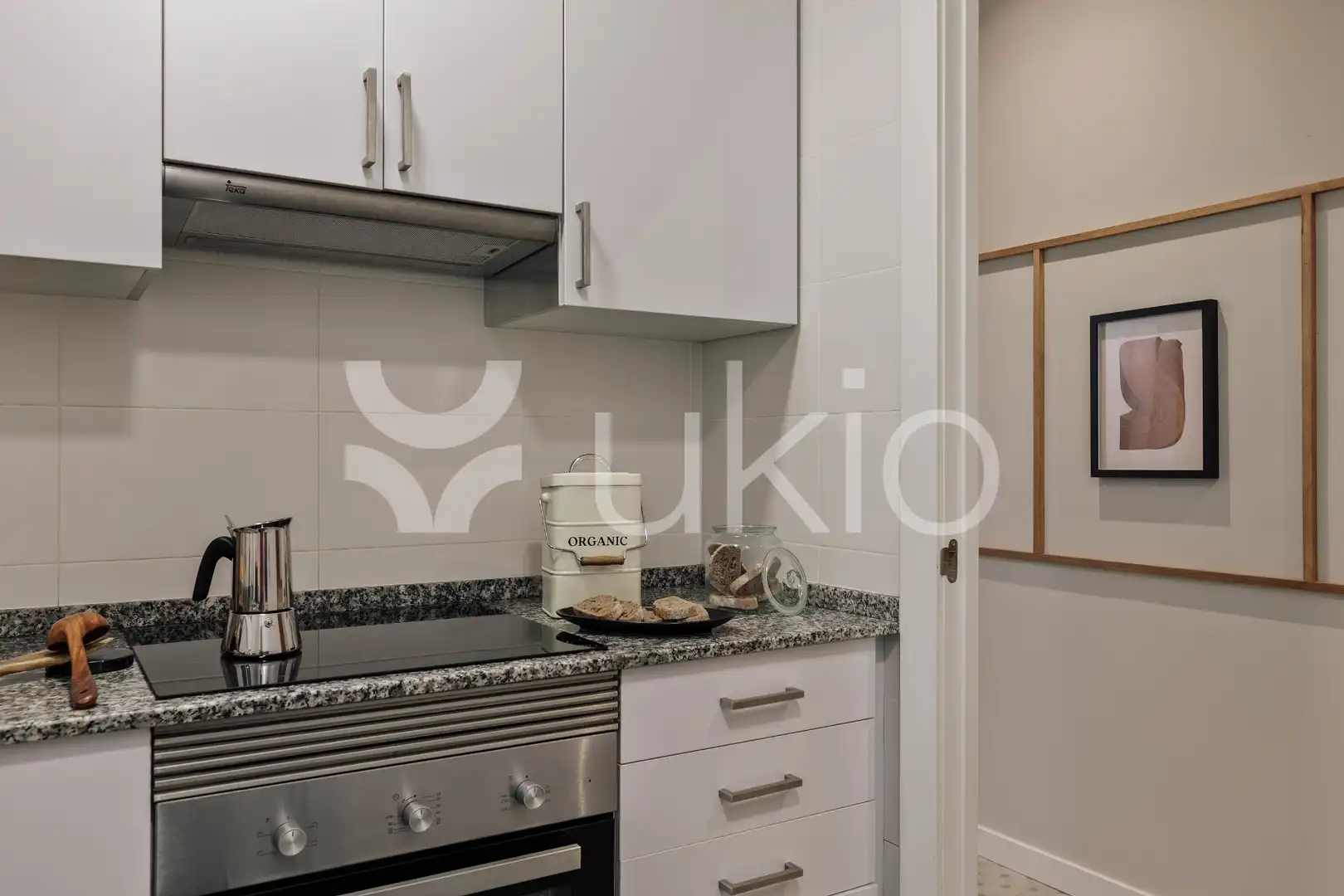 Kitchen of Apartments for rent in Barcelona  with Air Conditioner, Heating and Furnished