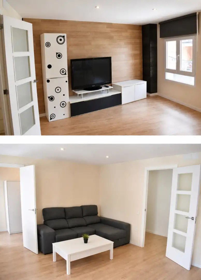 Living room of Flat for rent in Alzira  with Air Conditioner, Furnished and Oven