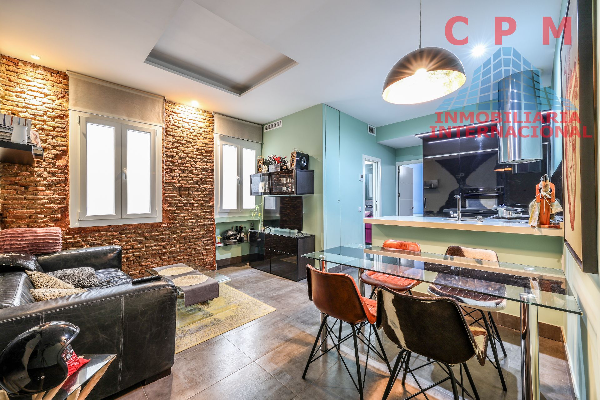 Sala de estar de Piso de alquiler en  Madrid Capital con Aire acondicionado, Calefacción y Parquet