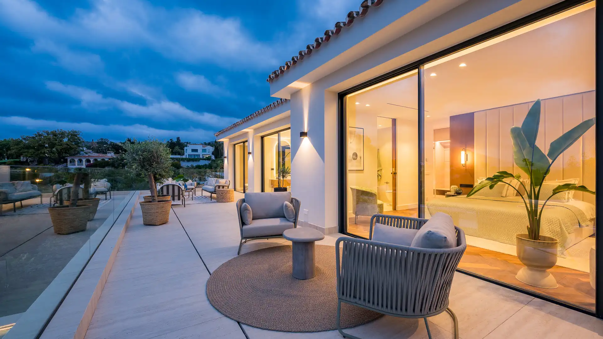 Terraza de Casa o chalet en venta en Marbella con Aire acondicionado, Jardín privado y Terraza