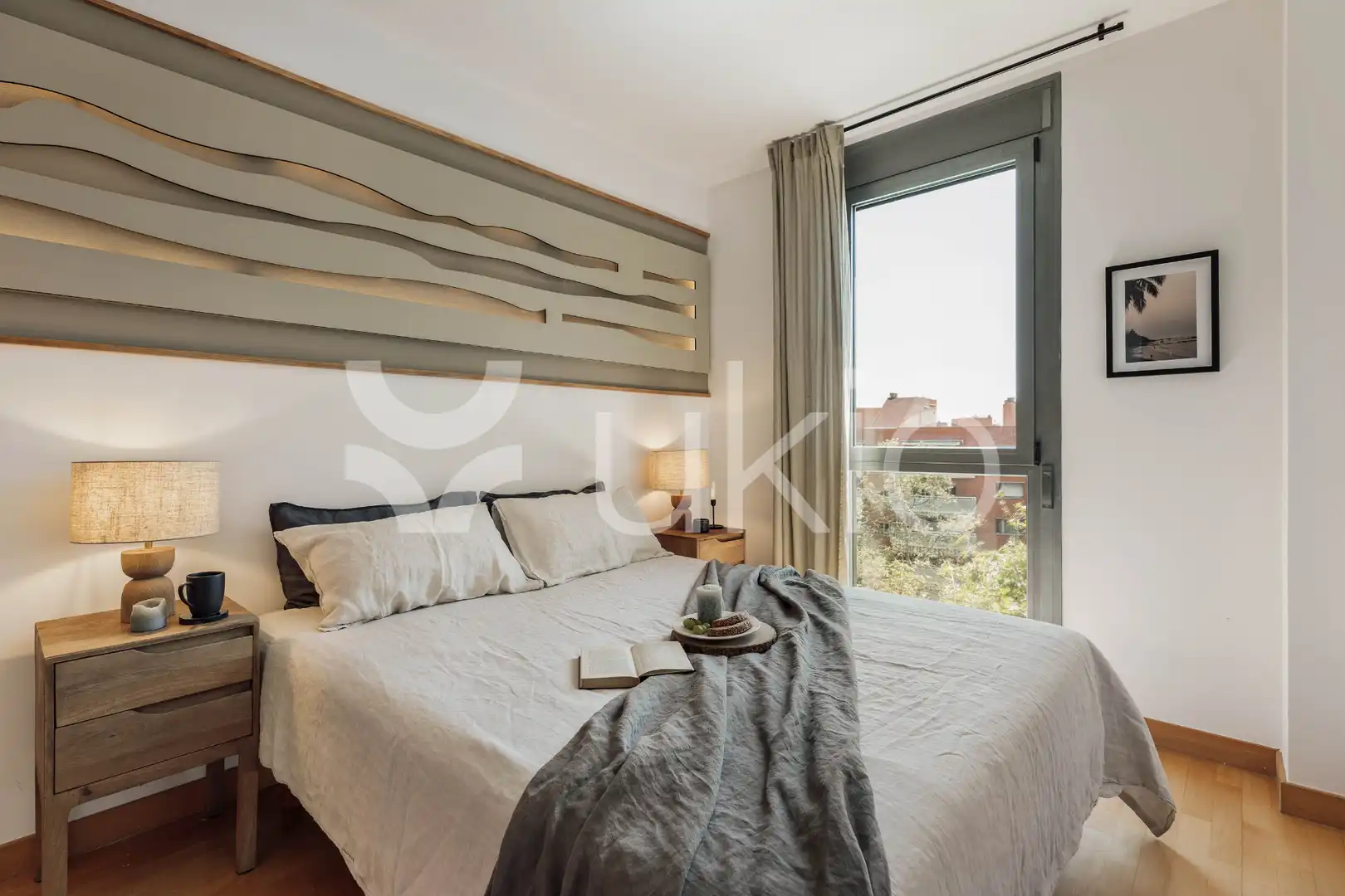 Habitación de Apartamento de alquiler en Barcelona con Aire acondicionado, Calefacción y Amueblado