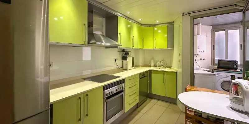Cocina de Piso en venta en Calpe / Calp con Aire acondicionado, Terraza y Amueblado
