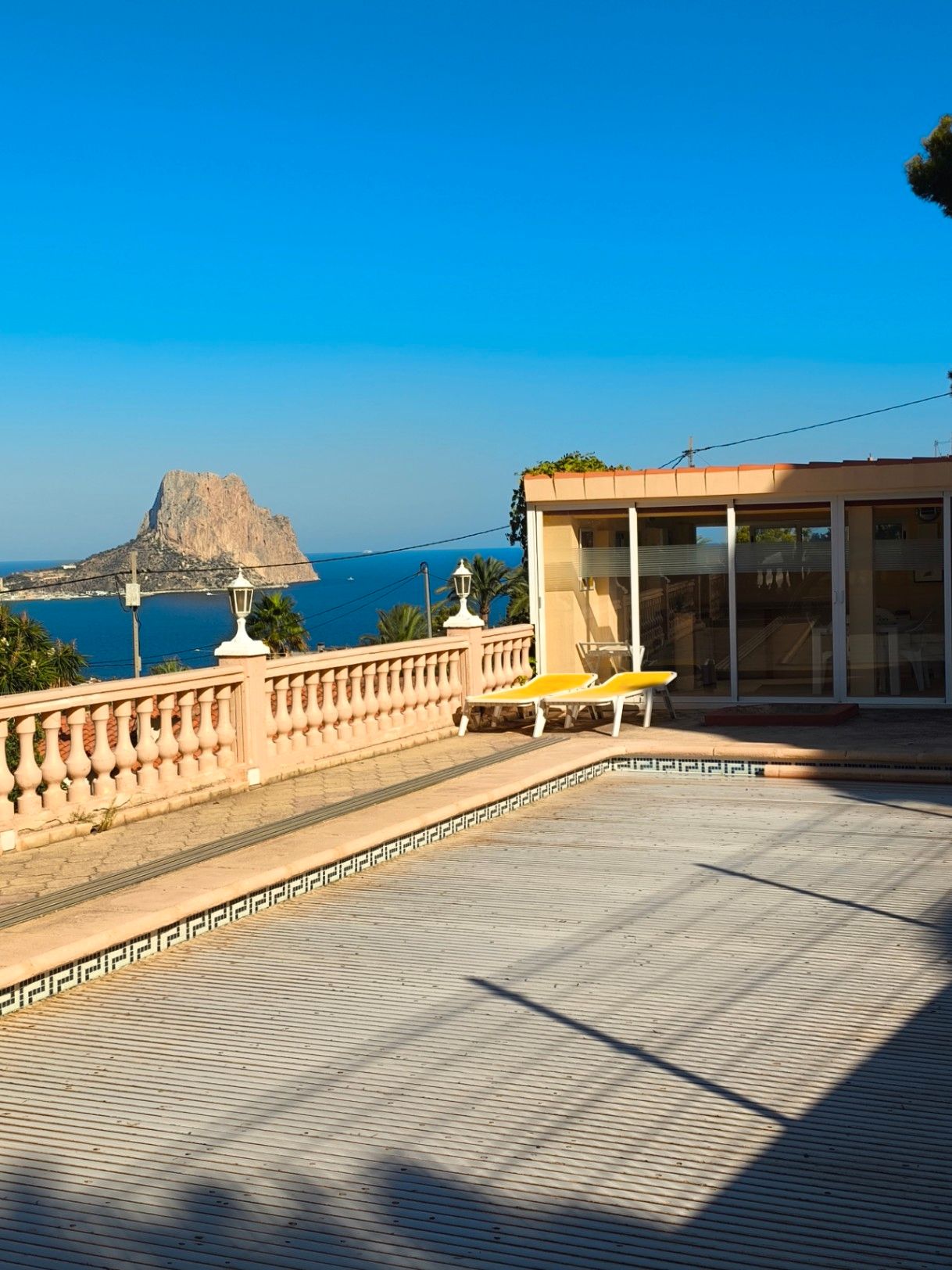 Terrasse von Country house zum verkauf in Calpe / Calp mit Klimaanlage, Heizung und Privatgarten