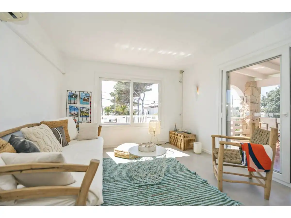 Living room of Houses for sale in Sant Lluís  with Heating, Private garden and Terrace