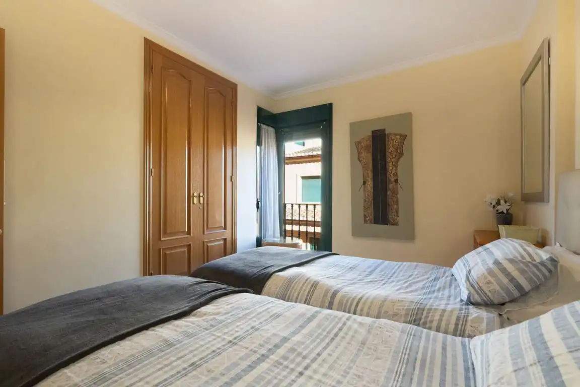 Dormitori de Pis en venda en Jávea / Xàbia amb Aire condicionat, Jardí privat i Moblat