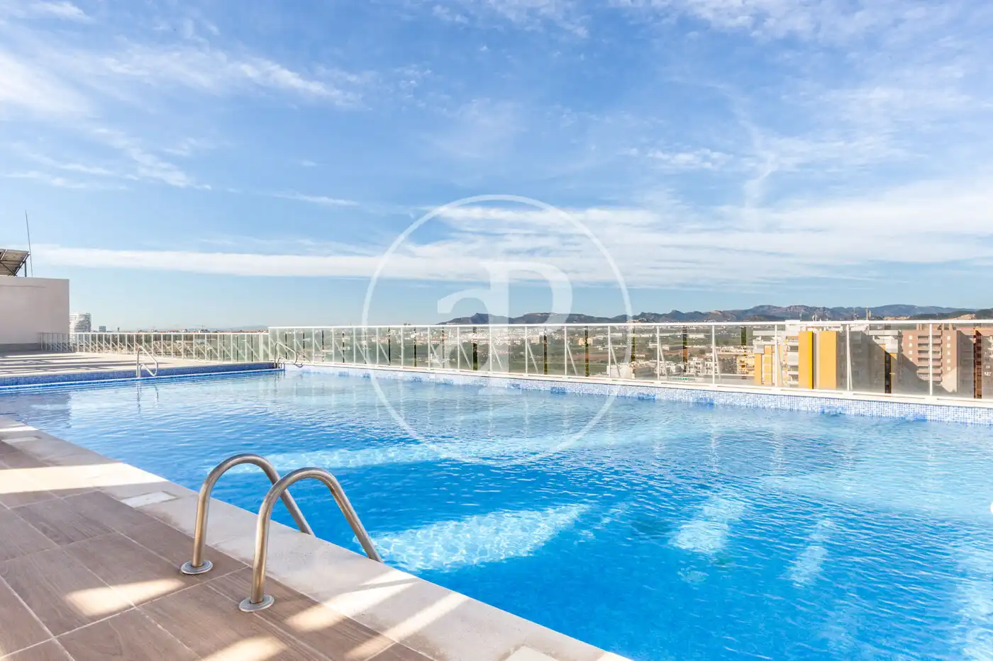 Schwimmbecken von Wohnung zur Miete in Canet d'En Berenguer mit Klimaanlage, Heizung und Privatgarten