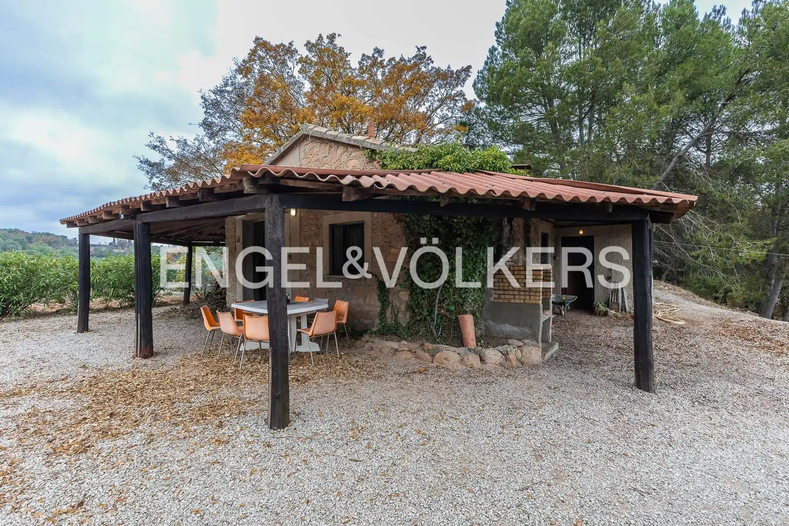 Terrassa de Finca rústica en venda en Aguilar de Segarra amb Calefacció, Jardí privat i Terrassa