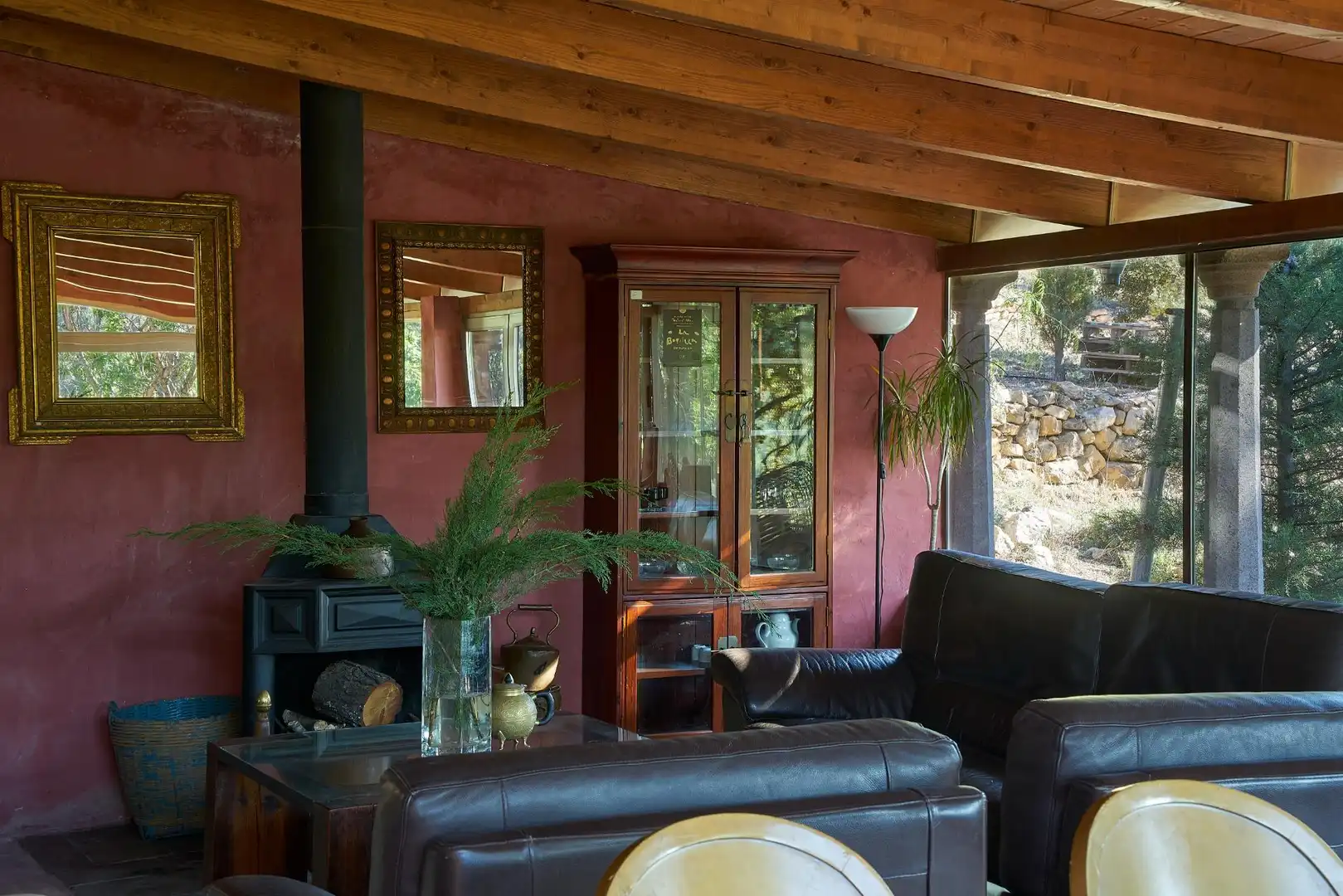 Sala de estar de Finca rústica en venta en Enguera con Calefacción, Jardín privado y Terraza