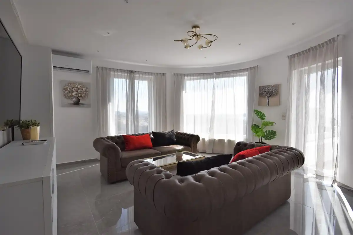 Sala de estar de Casa o chalet en venta en Calpe / Calp con Aire acondicionado, Calefacción y Jardín privado