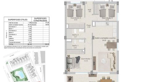 Foto 4 de Apartament en venda a Calle Elda, Playa Tamarit - Playa Lissa, Santa Pola
