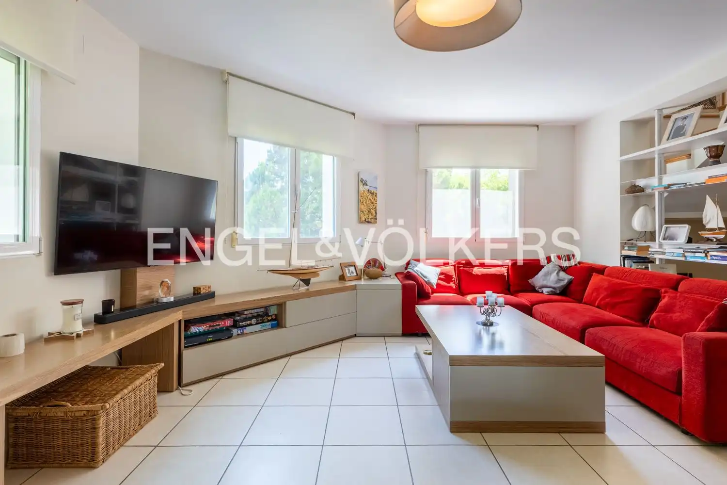 Sala d'estar de Casa o xalet en venda en Cap Martí - El Tossalet - Pinomar